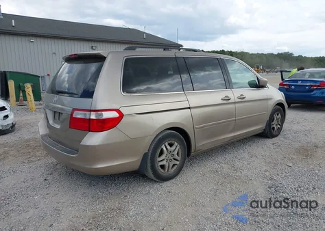 2007 Honda Odyssey Ex-L z USA, uszkodzony, nr VIN 5FNRL38767B074942